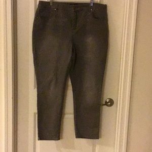 Chico’s Gray Ankle So Slimming Jeans